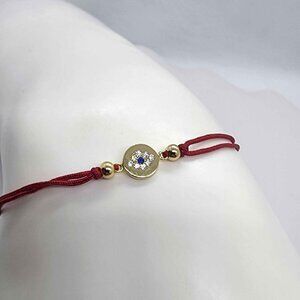 Evil Eye Protection Bracelet – 925 Silver & Red String